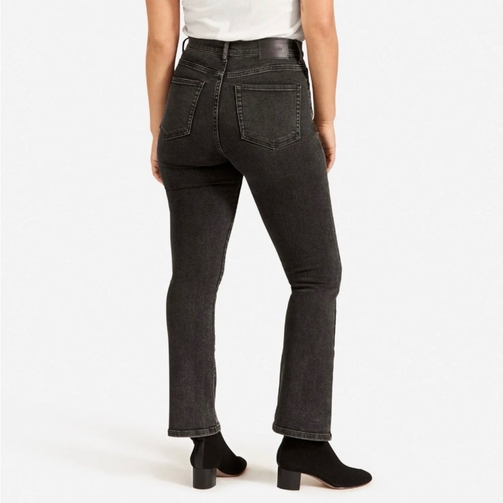 Everlane Authentic Stretch Slim Bootcut Jeans 27” Black High Rise Size 28